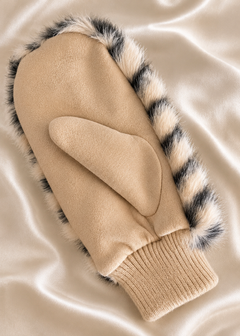 The Sylvie Faux Fur Mittens