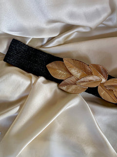 Laurel Leaf Stretch Belt