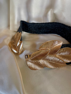 Laurel Leaf Stretch Belt