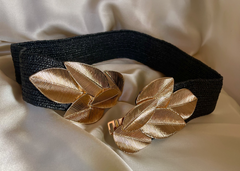 Laurel Leaf Stretch Belt