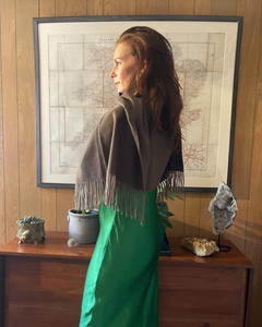 The Bianca Cashmere-Blend Scarf - Chocolate 🤎
