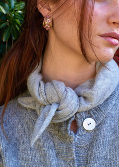 Cashmere Bandana Soft Gray