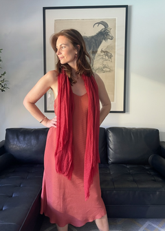 The Ivy Slip Dress in Rosewood