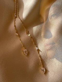 The Amélie Crystal Threader Earrings