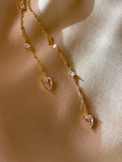 The Amélie Crystal Threader Earrings