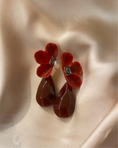 The Giada Earrings- Pomegranate