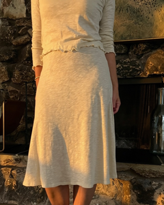 The Elodie Cotton Midi Skirt