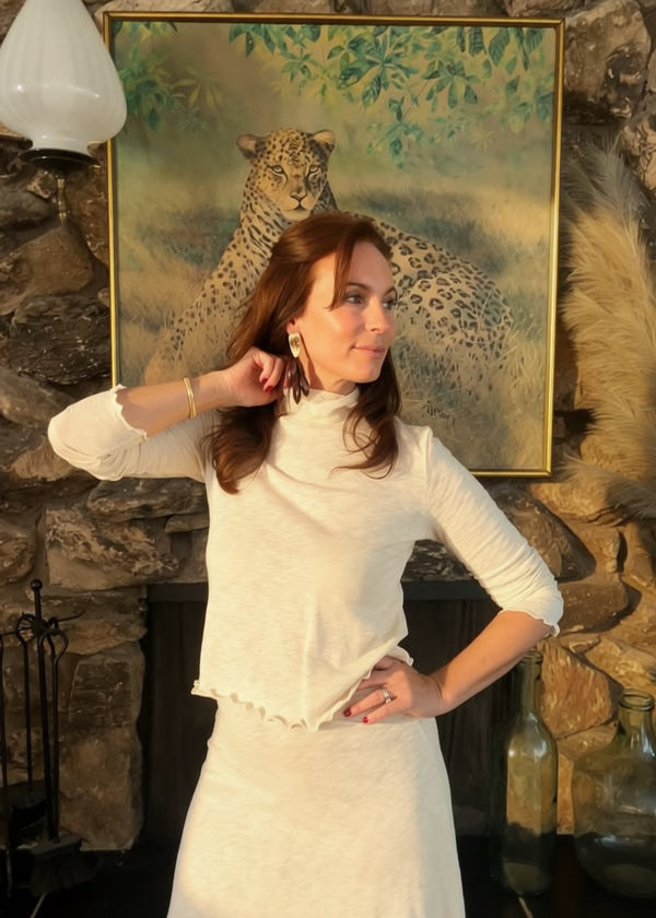 The Elodie Cotton Turtleneck