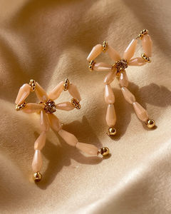 The Fleur Beaded Bow Earrings
