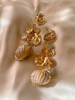 NERINA Shell Drop Earrings