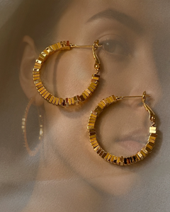 Ophelia Gold Hoop Earrings