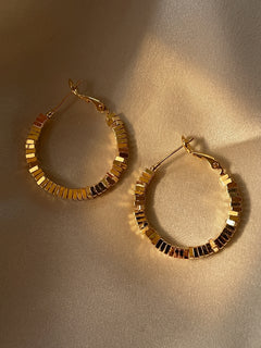 Ophelia Gold Hoop Earrings