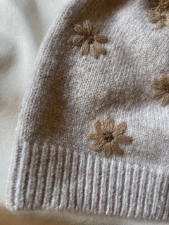 The Meadow Knit Beanie - Oatmeal / Mocha