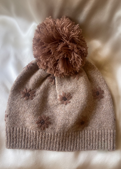 The Meadow Knit Beanie - Cocoa Heather