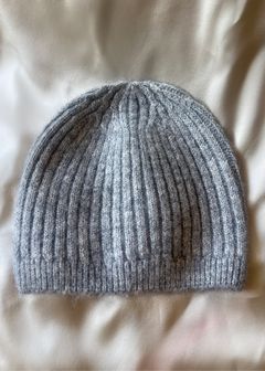 The Everyday Ribbed Beanie - Heather Grey