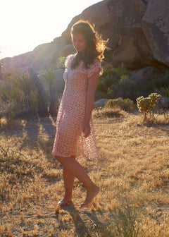 Erika Dress in Blush Bloom