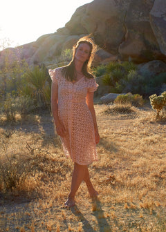 Erika Dress in Blush Bloom