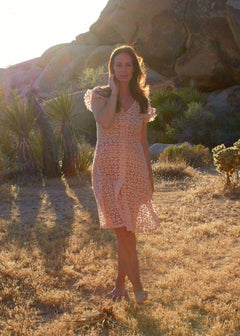 Erika Dress in Blush Bloom