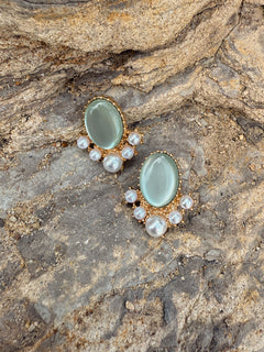 Seraphina Aqua Earrings