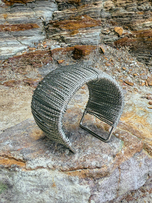 Isabella Cuff in Pewter