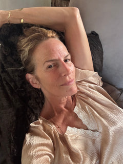 Lilly Nightgown in Champage Blush