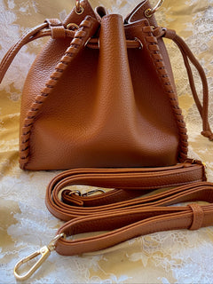 The Margot Bucket Bag – Cognac