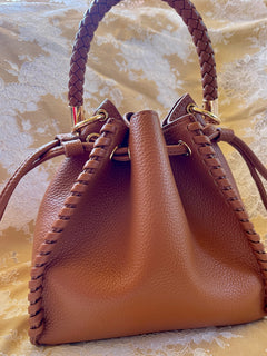 The Margot Bucket Bag – Cognac