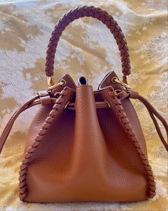 The Margot Bucket Bag – Cognac