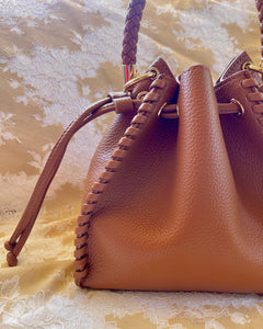 The Margot Bucket Bag – Cognac