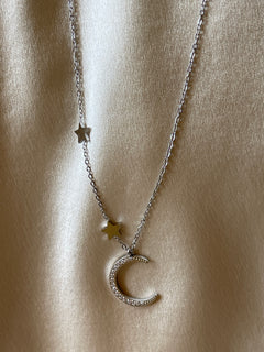 LUNA Silver Necklace