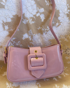 The Lola Patent Bag – Blush