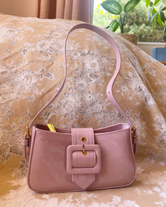 The Lola Patent Bag – Blush