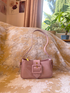 The Lola Patent Bag – Blush