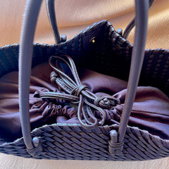 Willow Woven Carryall – Chocolate
