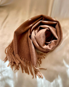 The Bianca Cashmere-Blend Scarf - Caramel 🤎