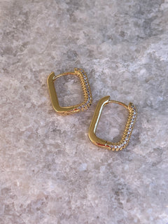 Sparkle Huggie Earrings