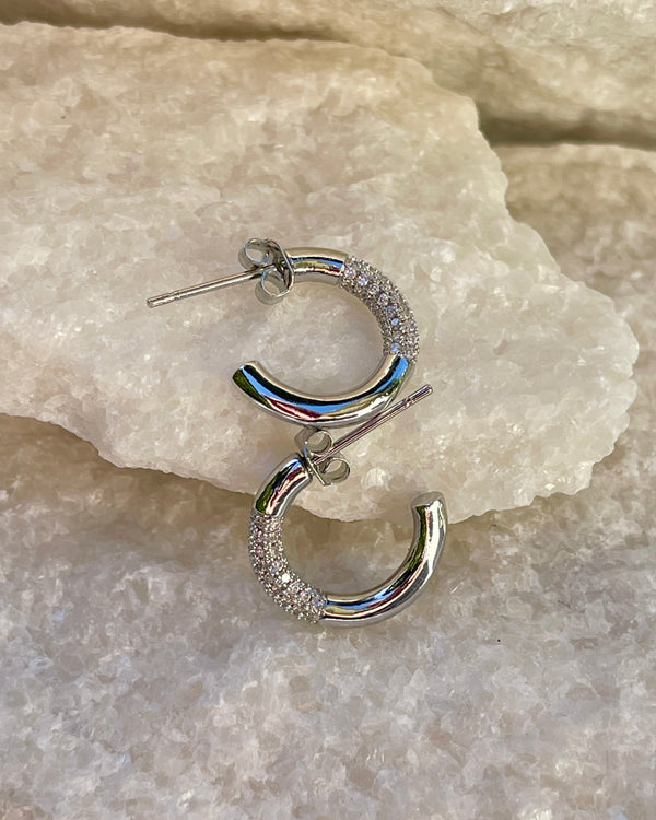 Capri Hoops-Silver