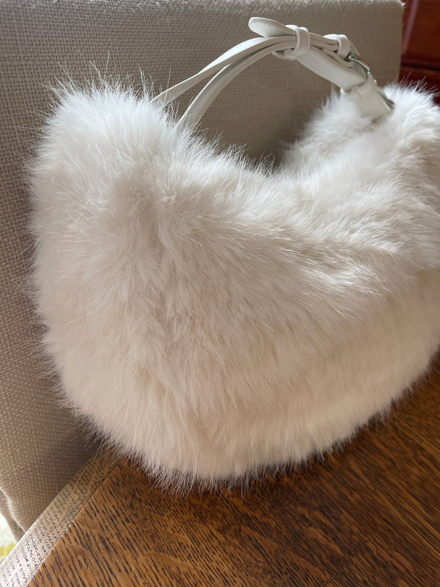 Faux Fur Shoulder Bag