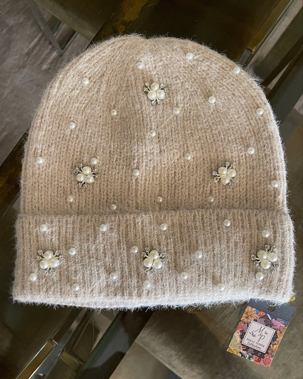 Pearl Blossom Beanie