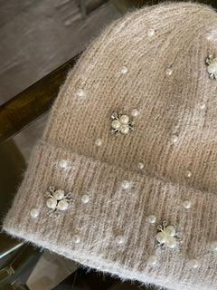 Pearl Blossom Beanie