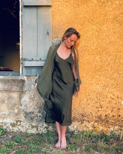 The Éloise Scarf in Deep Moss
