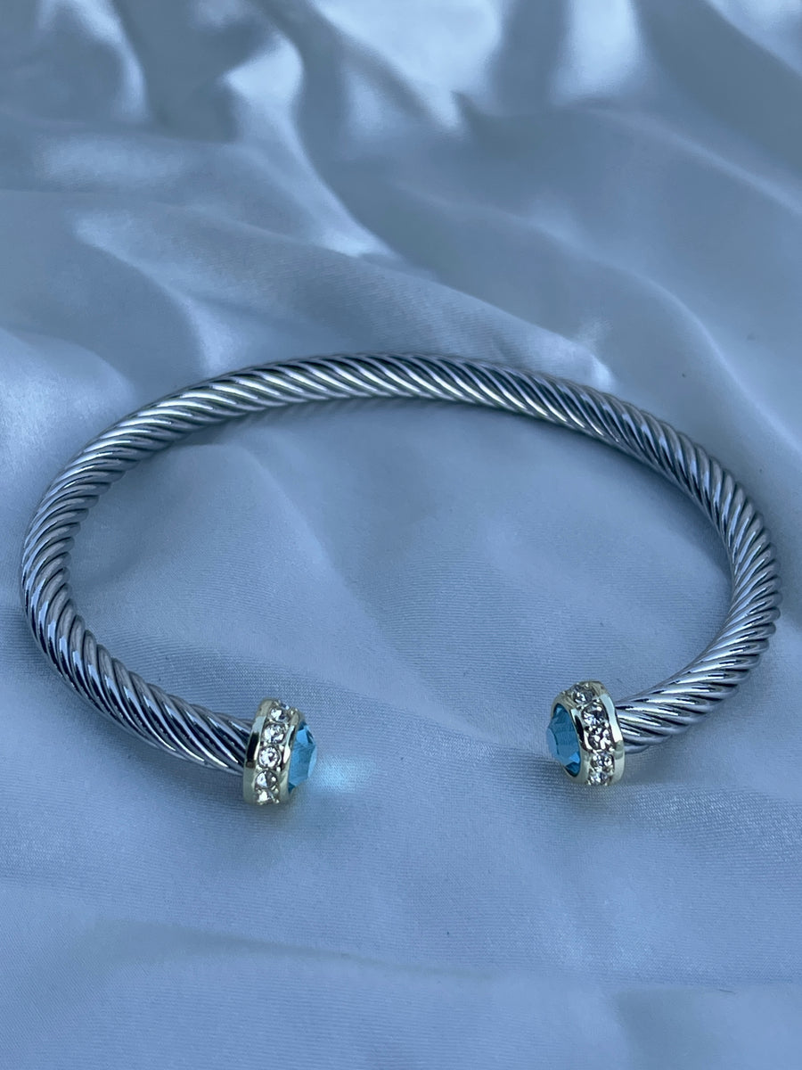 The Capri Blue Cable Cuff