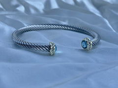 The Capri Blue Cable Cuff