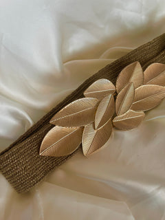 Laurel Leaf Stretch Belt