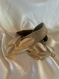 Laurel Leaf Stretch Belt