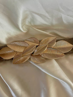 Laurel Leaf Stretch Belt