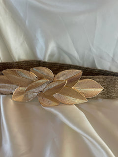 Laurel Leaf Stretch Belt