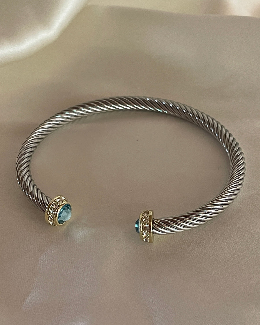 The Capri Blue Cable Cuff