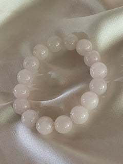 Soft Pink Rose Quartz Bracelet