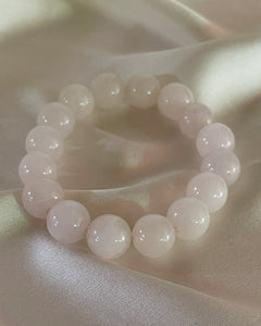 Soft Pink Rose Quartz Bracelet